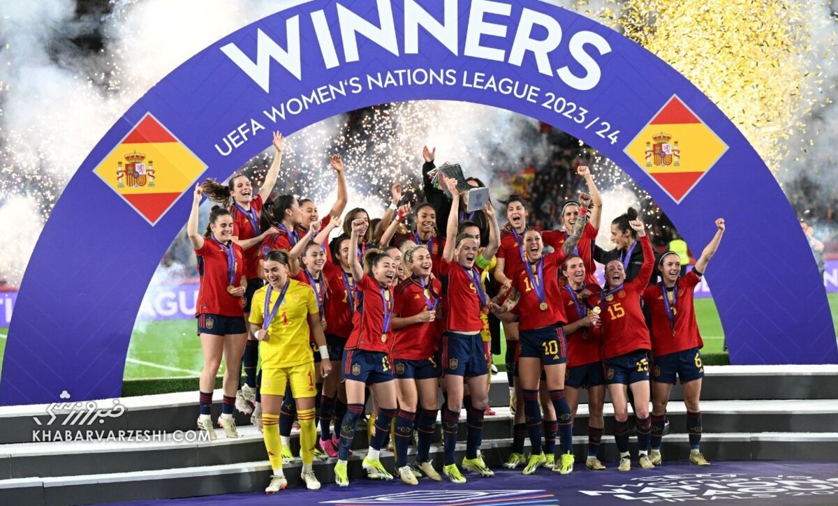 تیم ملی زنان اسپانیا تاریخ‌ساز شد/ بعد از جام جهانی حالا لیگ ملت‌های اروپا!