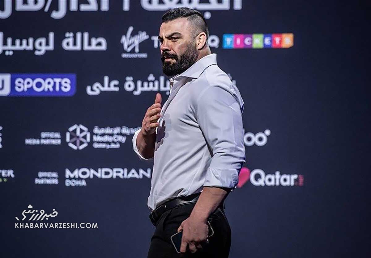 عکس| امیر علیاکبری با رقیب ترسناکش رو به رو شد/ فایتر ایرانی فردا در مقابل کابوسش قرار میگیرد