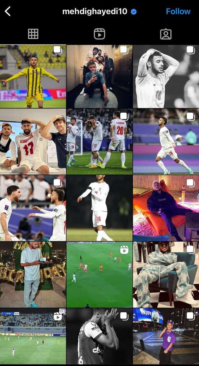 عکس| پستهای مشترک قایدی و همسرش پاک شد