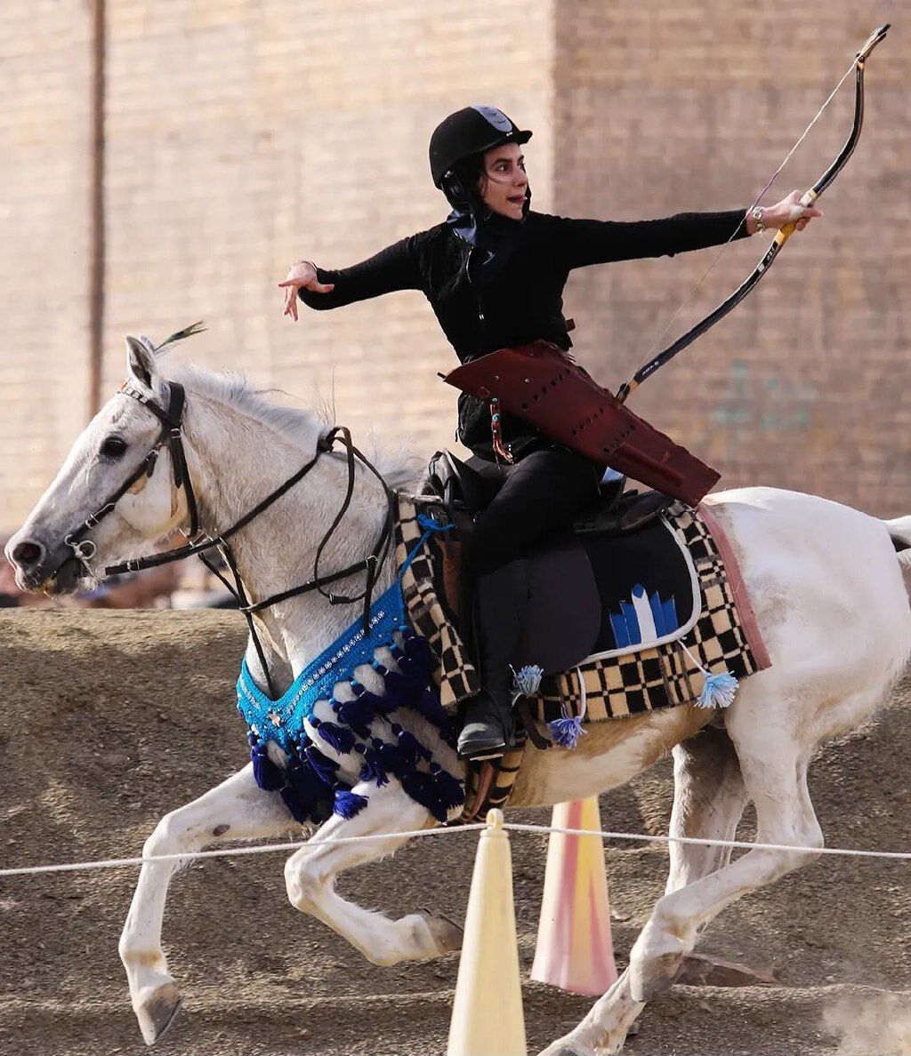 تصاویری از زنان ورزشکار در مسابقات هنرهای رزمی سواره