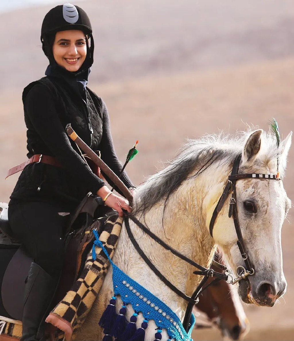 تصاویری از زنان ورزشکار در مسابقات هنرهای رزمی سواره