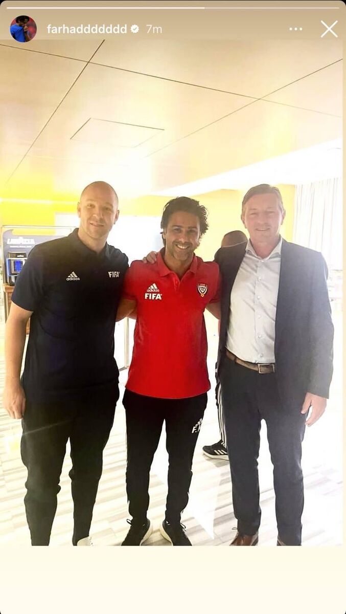 عکس| فرهاد مجیدی با ۲ تصویر به شایعات دامن زد/ تیم جدید سرمربی سابق اتحاد کلباء مشخص شد؟