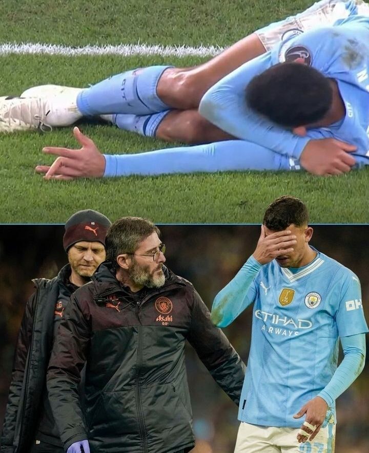 عکس| مصدومیت دلخراش ستاره منچسترسیتی در لیگ قهرمانان