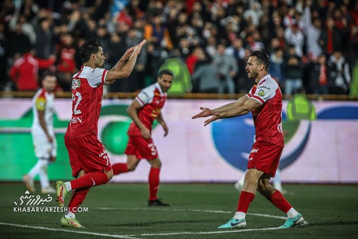 شادی گل عیسی آلکثیر؛ پرسپولیس - فولاد