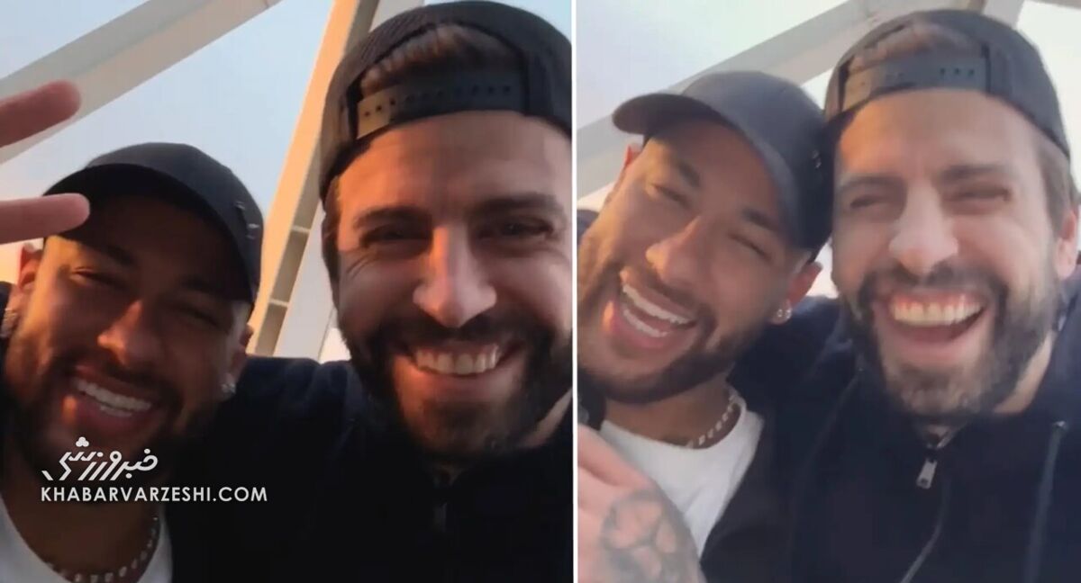 عکس| ملاقات نیمار و پیکه و دعوت به جام جهانی کینگز لیگ!