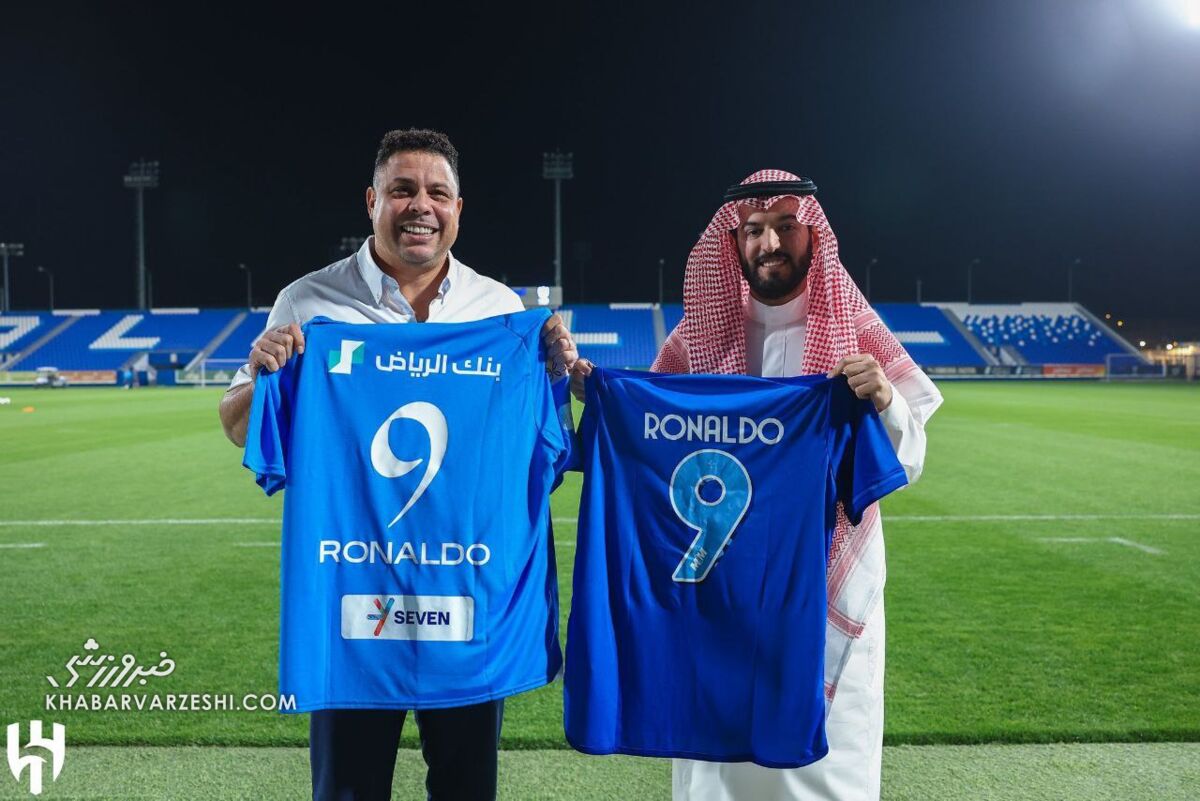 رونالدو به پیراهن الهلال رسید/ اعجوبه پرافتخار دنیای فوتبال با شماره خاص مقابل دوربین‌ها +عکس