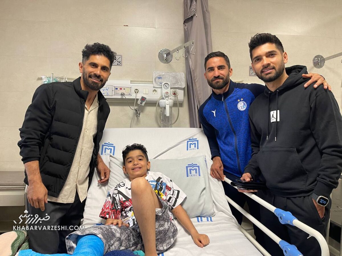 عکس| کار زیبا و مشترک ستارههای پرسپولیس و استقلال قبل از دربی