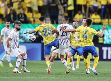 ویدیو| درگیری شدید بازیکنان النصر و العین بعد از اتمام بازی