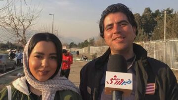 ویدیو| زوج کرمانشاهی به عشق استقلال تا تهران آمدند/ کاش می‌توانستیم پیش هم بنشینیم!