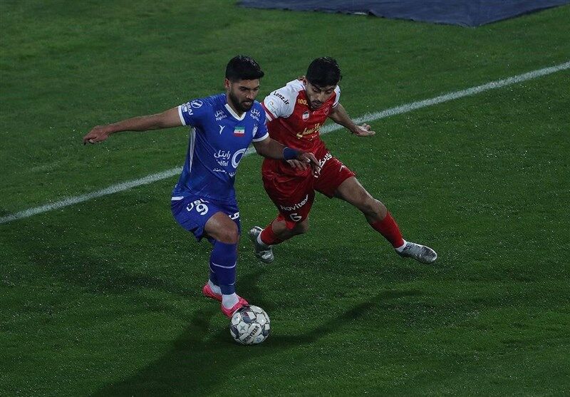 عکس| استایل عجیب ستاره پرسپولیس وسط دربی/ مهدی ترابی با دو شماره متفاوت!