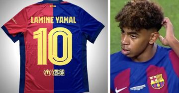 پیراهن شماره ۱۰ بر تن پسر طلایی جدید بارسلونا