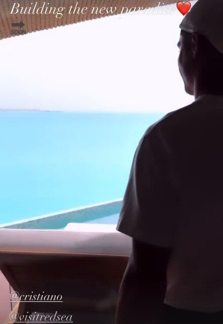 بهشت جدید رونالدو و جورجینا در دست ساخت/ کریستیانو در حال ساختوساز در دریای سرخ +تصاویر