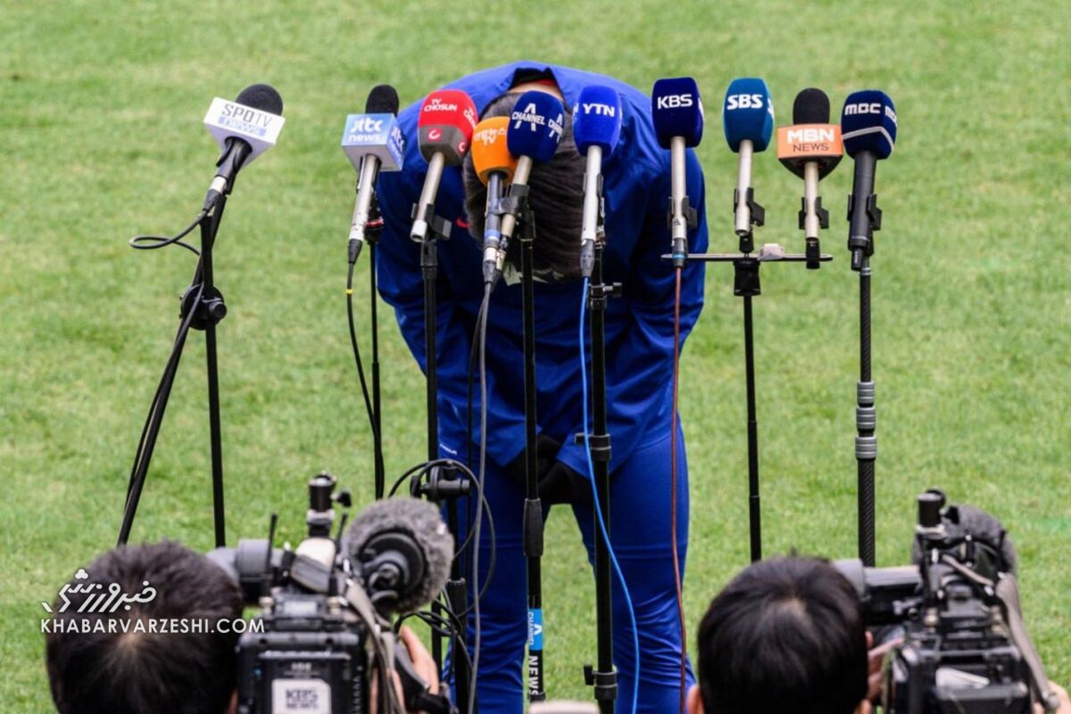 تعظیم و عذرخواهی ستاره کرهجنوبی بعد از درگیری با سون! +عکس