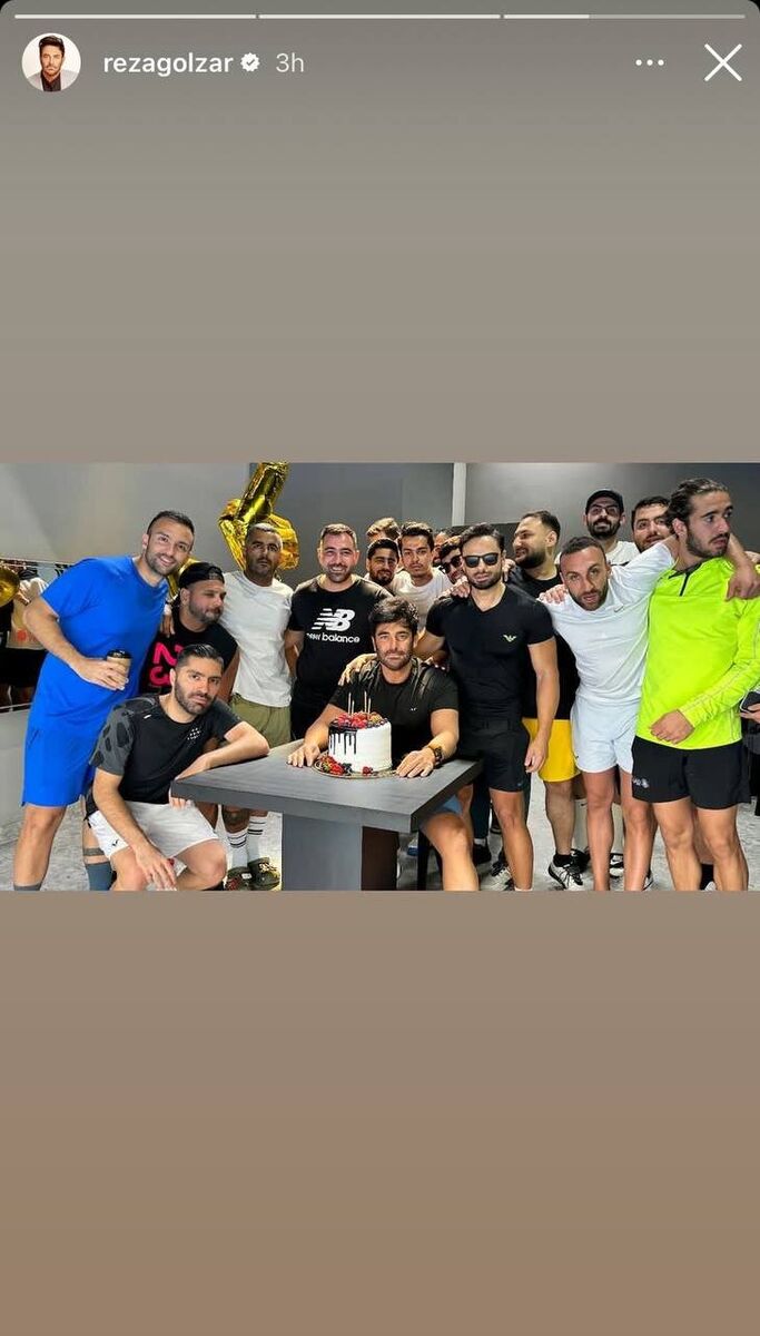 عکس| جشن تولد محمدرضا گلزار با ستارههای تیم ملی