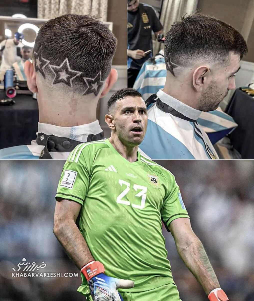 عکس| مدل موی جدید مارتینس با الهام از قهرمانیهای آرژانتین