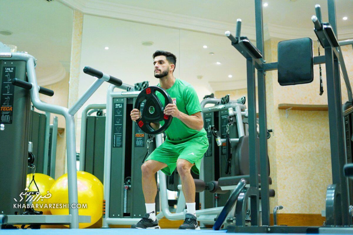 عکس| ملیپوشان ایران در هتل تمرین کردند