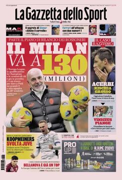 روزنامه گاتزتا| میلان برو برای ۱۳۰ (میلیون)