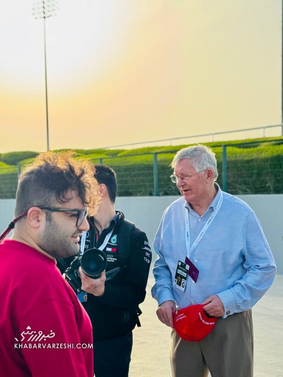 عکس| الکس فرگوسن افسانهای با اسب میلیون دلاریاش در حوالی ایران