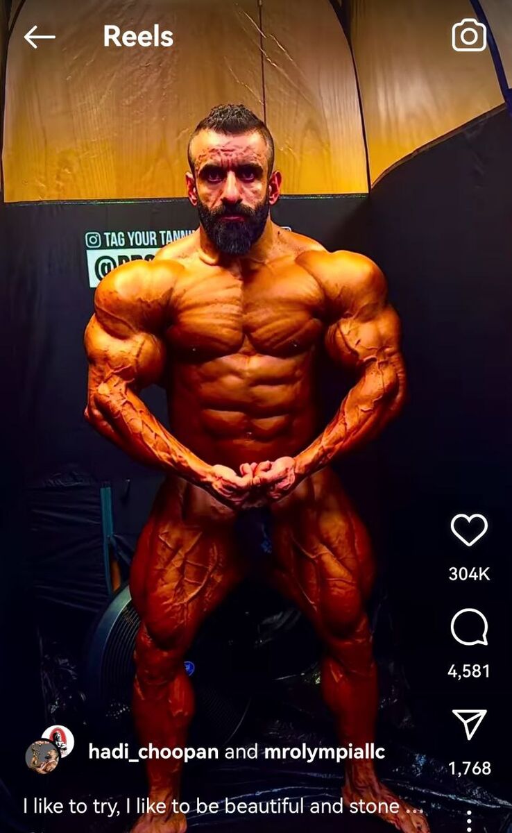 عکس| تاثیر تعطیلات عید نوروز روی بدن هادی چوپان/ آخرین آپدیت بدنی گرگ ایرانی را ببینید