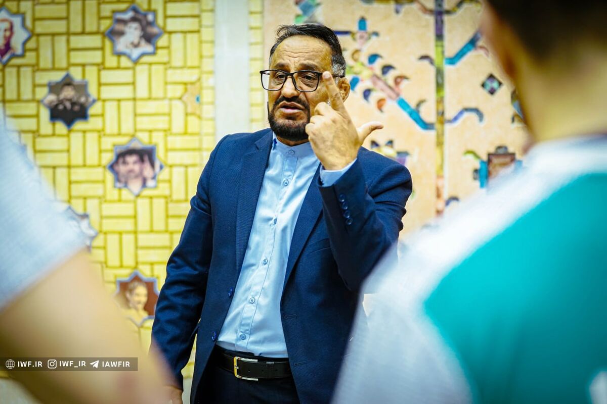 احمد مجدزاده در اردوی تیم ملی کشتی