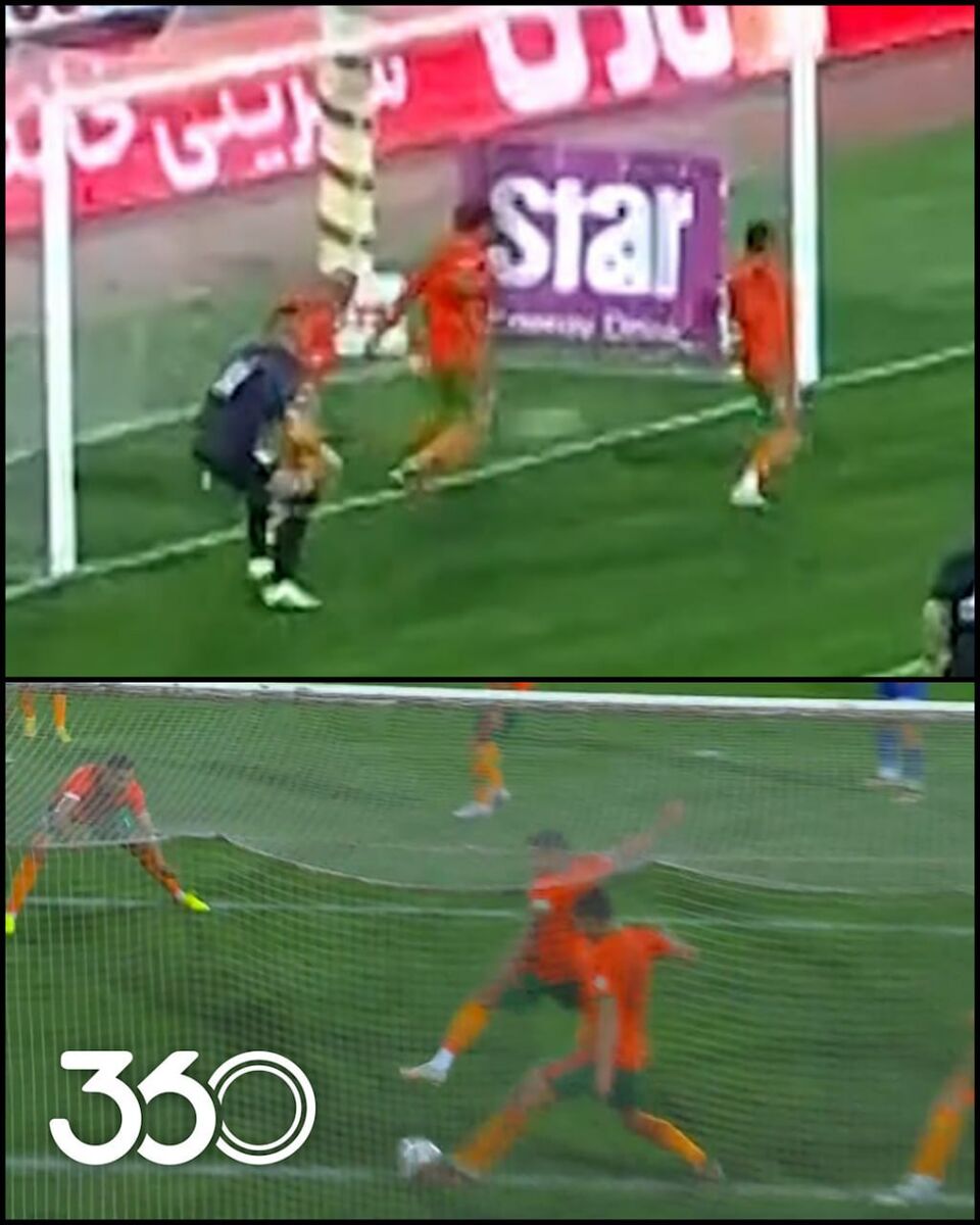 عکس| صحنه مشکوک عبور توپ از خط دروازه مس/ گل دقیقه ۸۰ استقلال سوخت؟