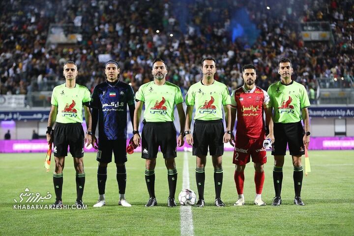 احمد زندهروح، امید عالیشاه و موعود بنیادیفر (داور)؛ گلگهر - پرسپولیس