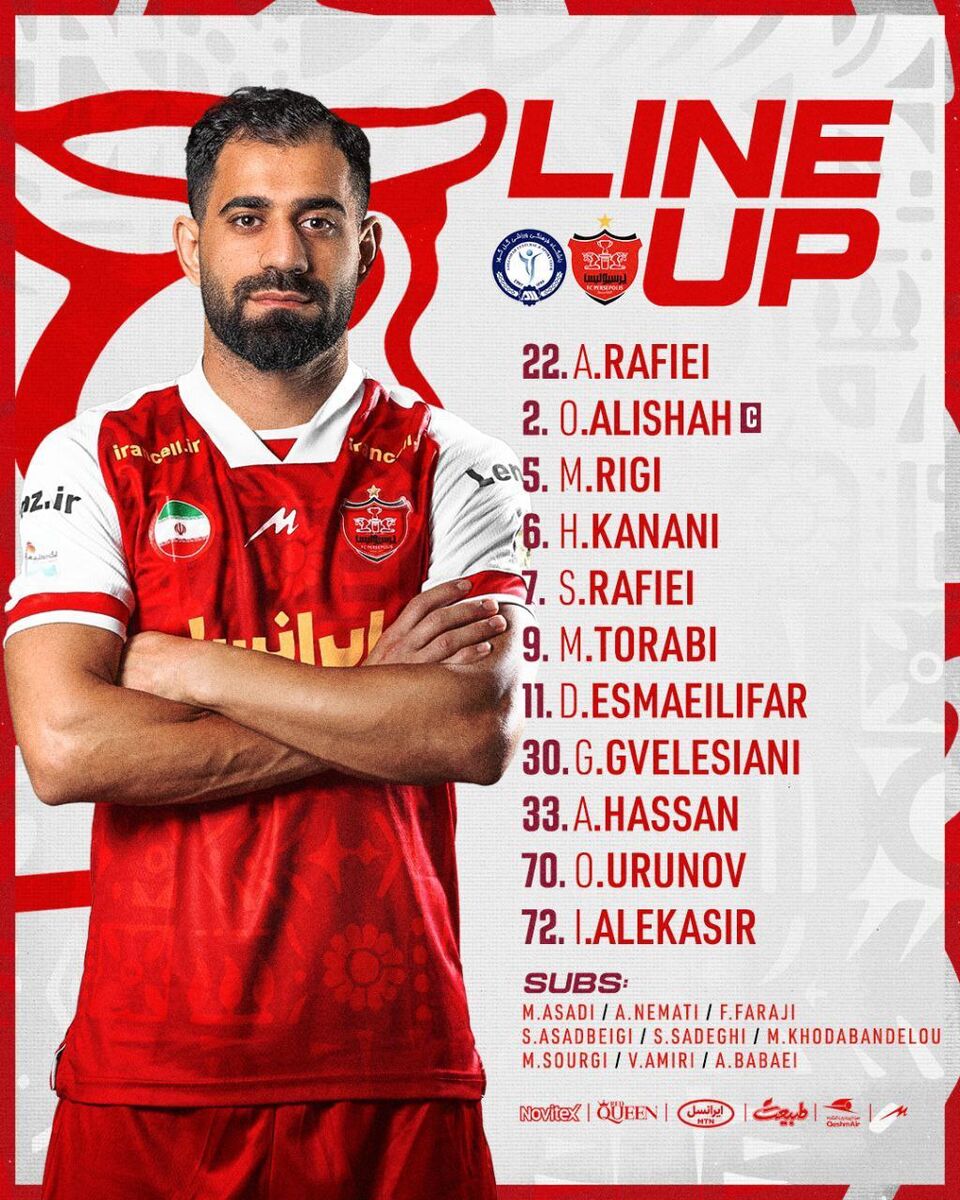 ترکیب پرسپولیس مقابل گلگهر/ تغییر بزرگ اوسمار برای بازی حساس