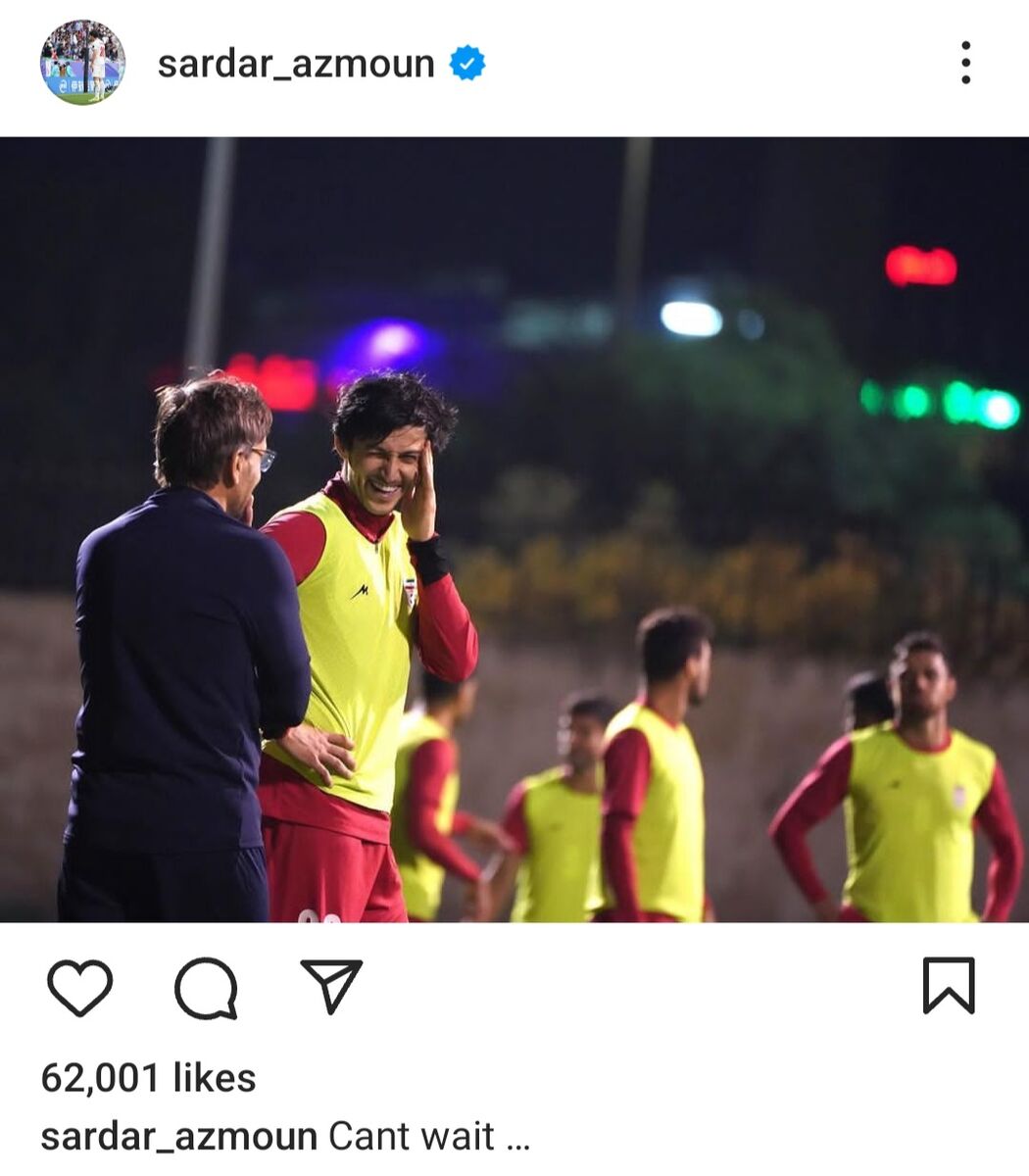 شوخی لژیونر ایرانی با سردار آزمون؛ تا دیروز میگفتی صبر من به سر رسیده! +عکس