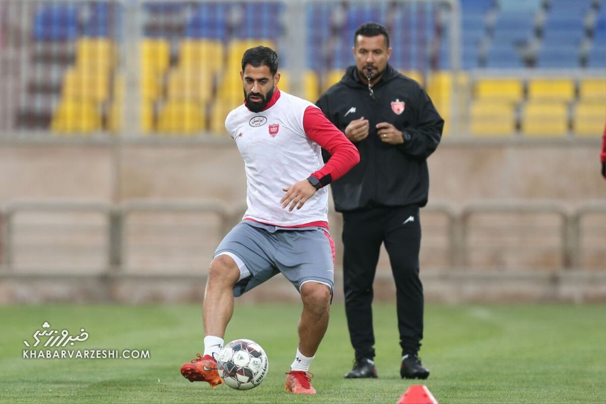 تصاویر| چهره خاص پرسپولیسیها بعد از دیوار به دیوار شدن با استقلال