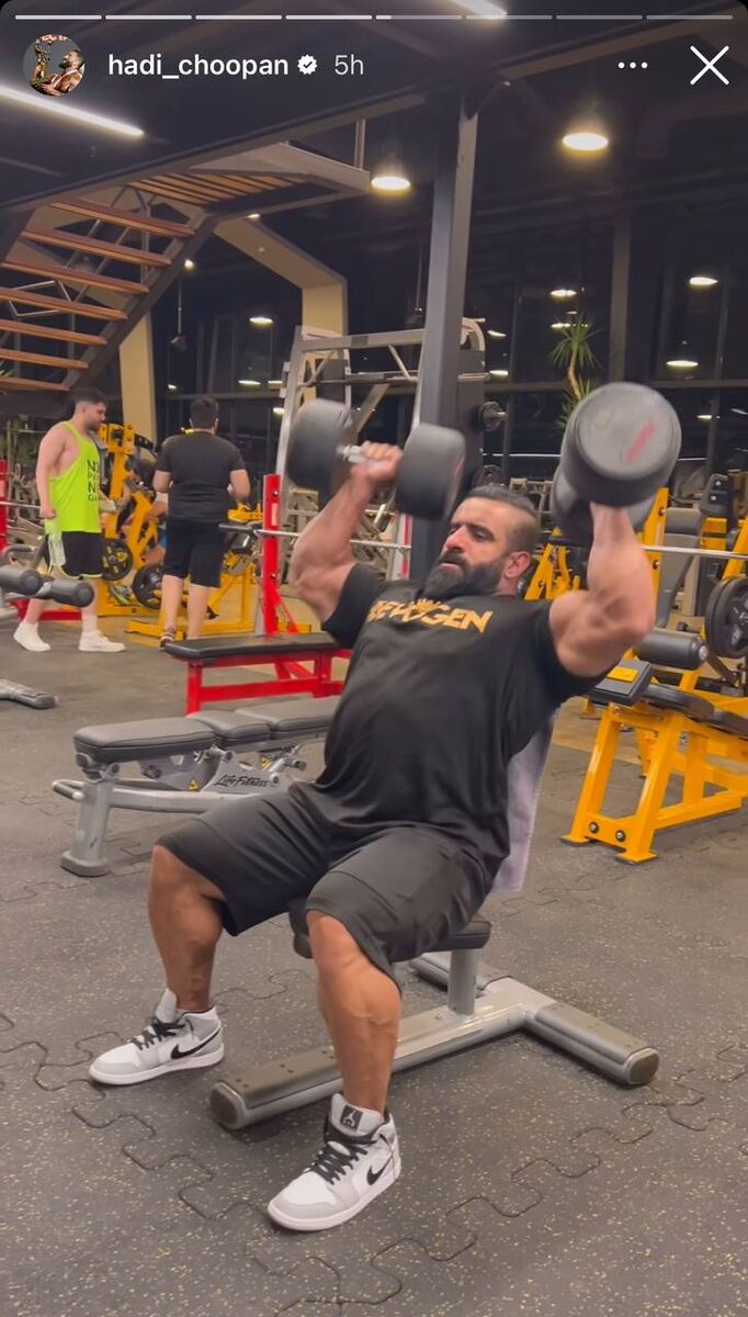 عکس| هادی چوپان برای مستر المپیا استارت زد/ گرگ ایرانی خط و نشان کشید