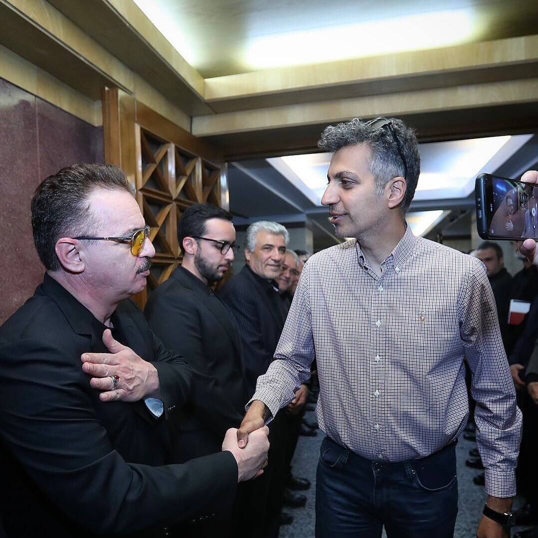 عکس| حضور فردوسیپور و چهرههای مطرح ورزشی در مراسم یادبود همسر مالک تراکتور