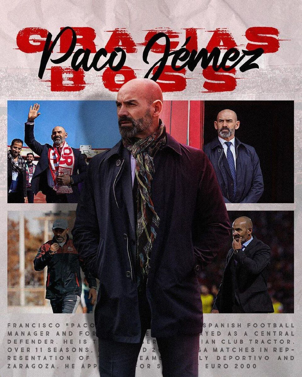 واکنش تصویری به جدایی چهره اسپانیایی از تراکتور +عکس