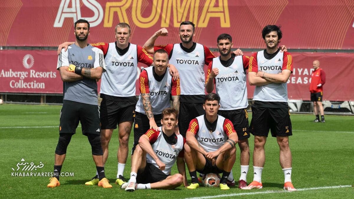 عکس| بازگشت آزمون به تمرینات رم/ سردار در کنار ستارهها ژست گرفت