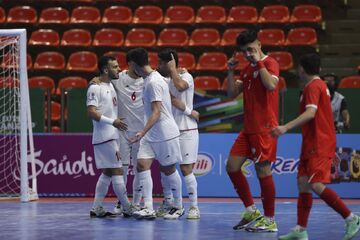 استارت تیم ملی فوتسال ایران در آسیا با پیروزی مقابل افغانستان