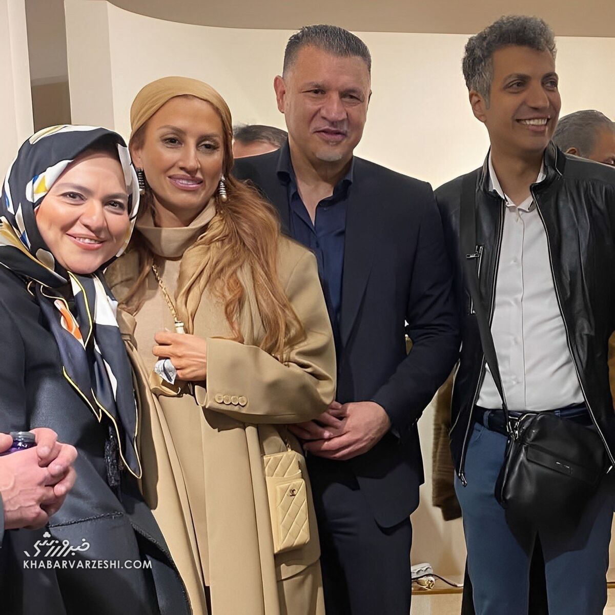 علی دایی و همسرش و عادل فردوسی پور