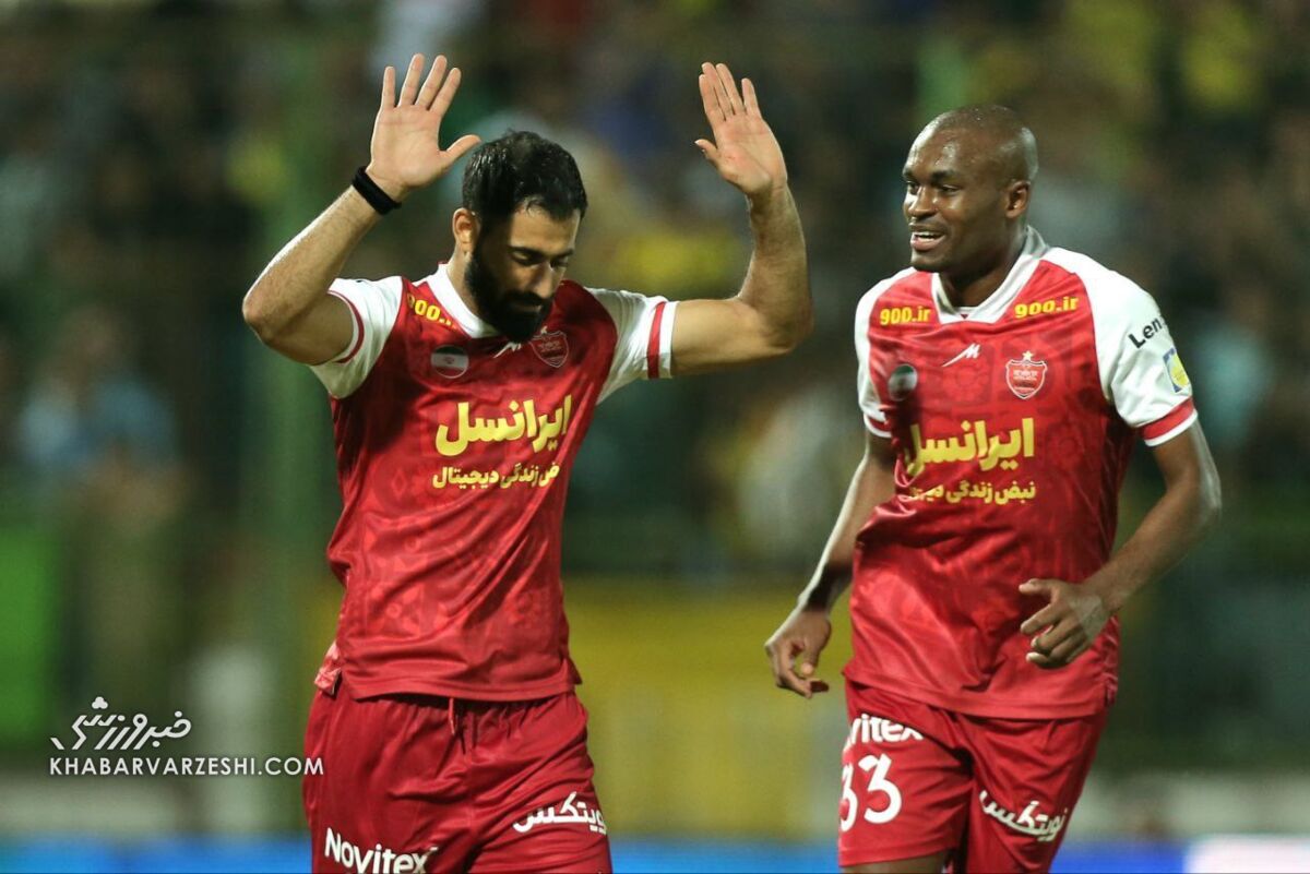 غیبت هر سه گلزن آخر پرسپولیس مقابل نفت آبادان +عکس