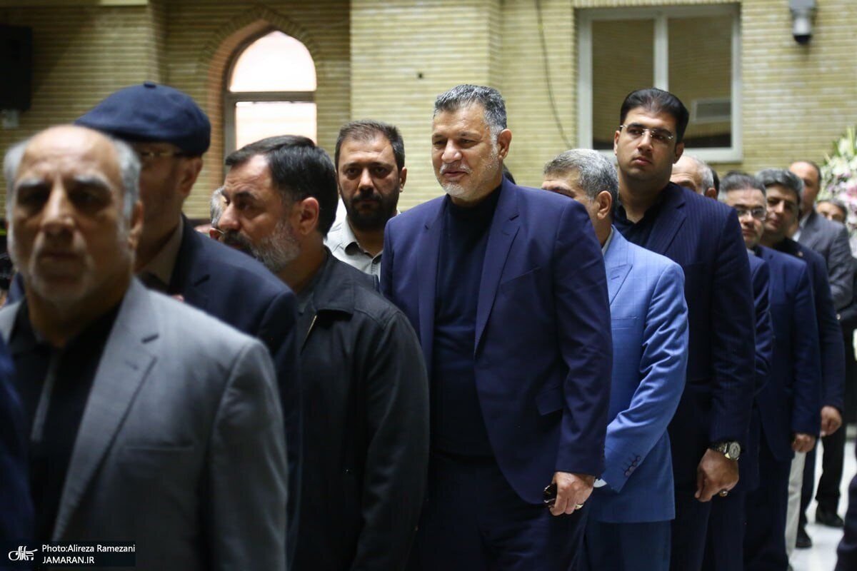 عکس| علی دایی در مراسم همسر محسن مهرعلیزاده