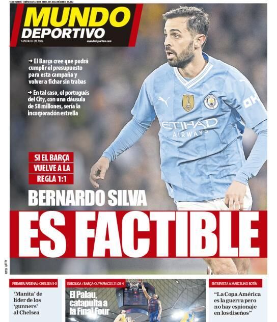 روزنامه موندو| برناردو سیلوا؛ قابل اجراست روزنامه موندو| برناردو سیلوا؛ قابل اجراست