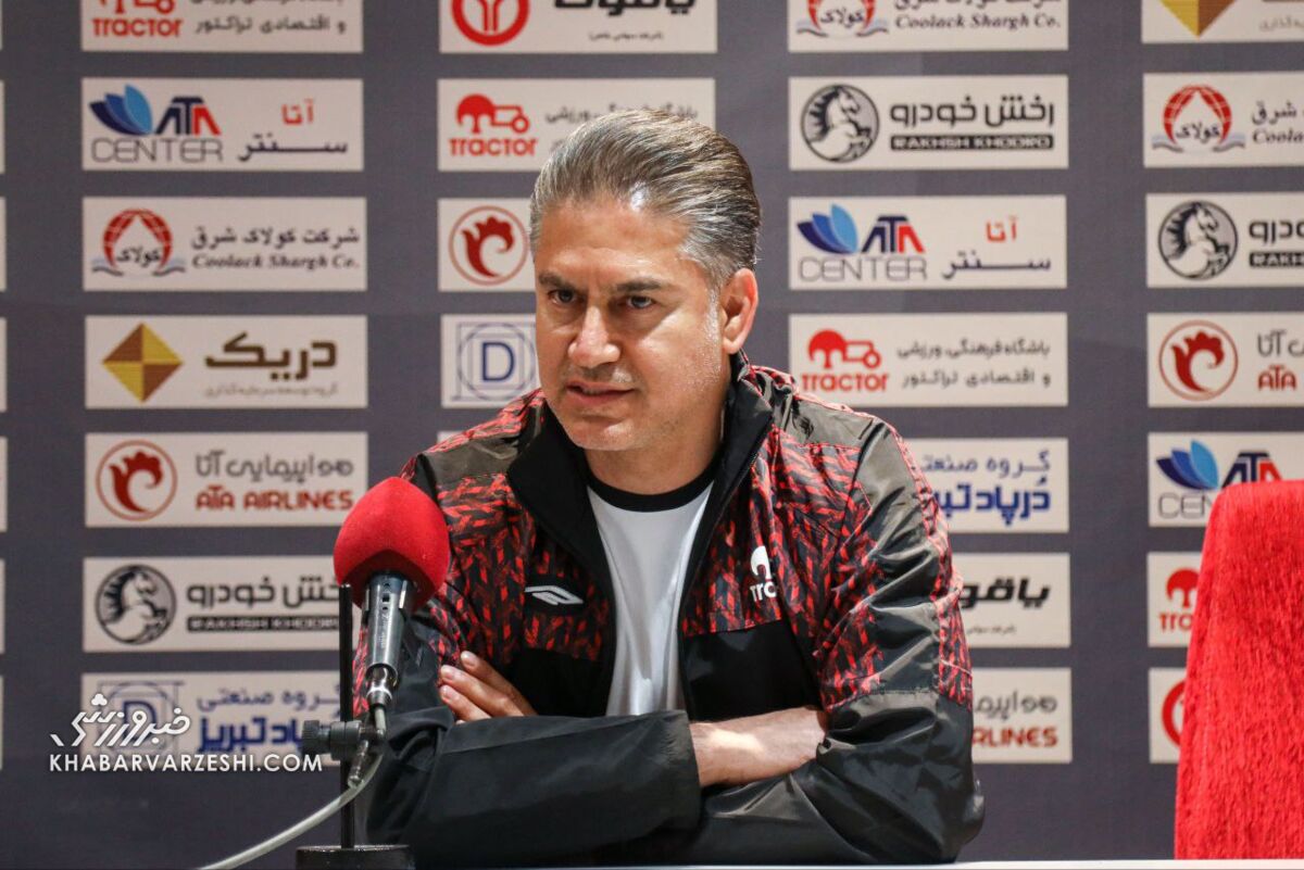 مطهری: در تراکتور سعی میکنم کمتر حرف بزنم بیشتر کار کنم/ باید با همه وجودمان برای هواداران بجنگیم