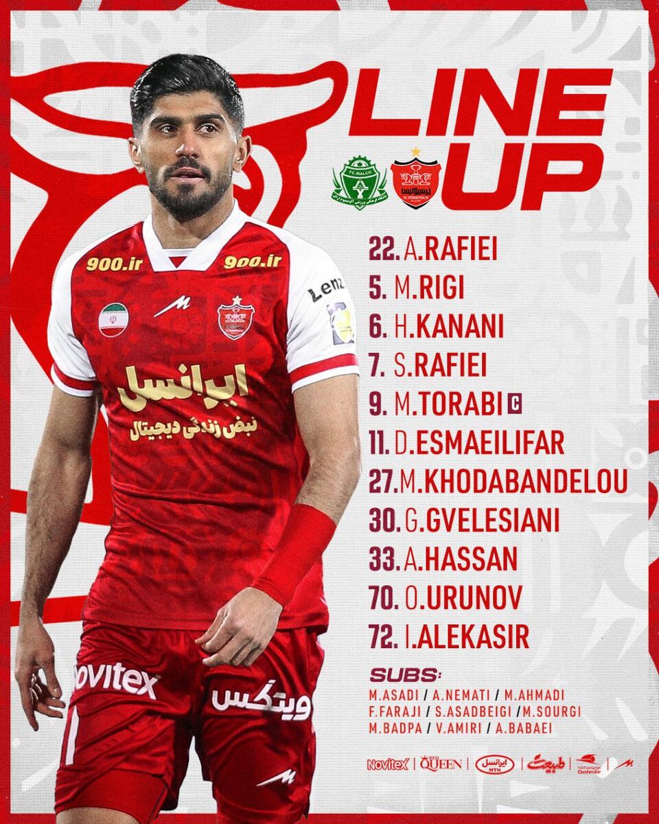ترکیب پرسپولیس مقابل آلومینیوم در جام حذفی/ استفاده سرخها از تصویر بازیکن جنجالی!