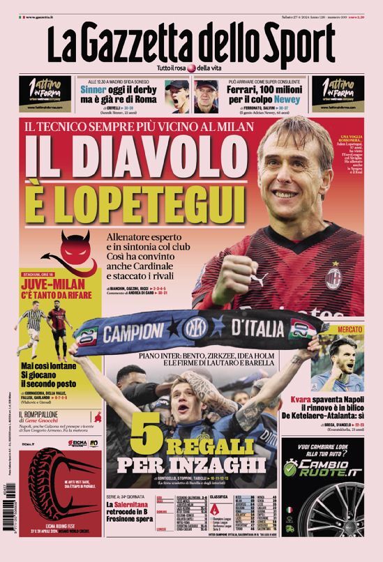 روزنامه گاتزتا| شیطان و لوپتگی روزنامه گاتزتا| شیطان و لوپتگی