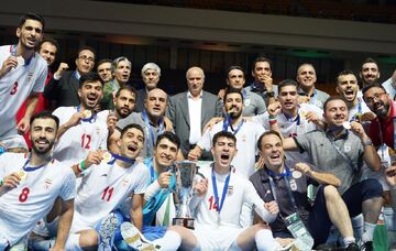 تصاویر| جشن قهرمانی تیم ملی فوتسال ایران در جام ملت‌های آسیا ۲۰۲۴