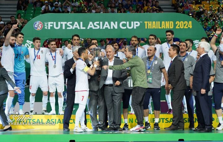 جشن قهرمانی تیم ملی فوتسال ایران در جام ملتهای آسیا 2024