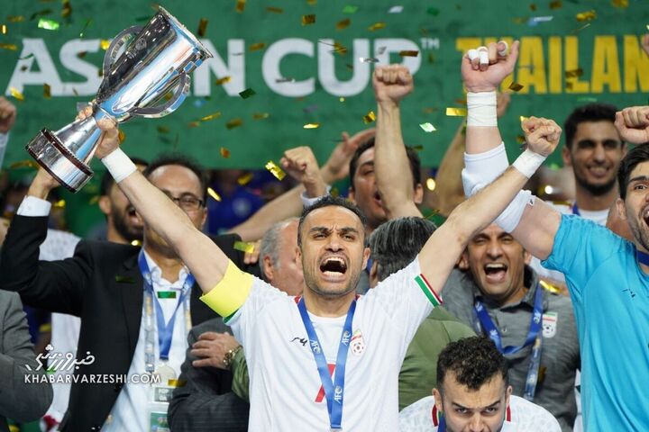 جشن قهرمانی تیم ملی فوتسال ایران در جام ملتهای آسیا 2024