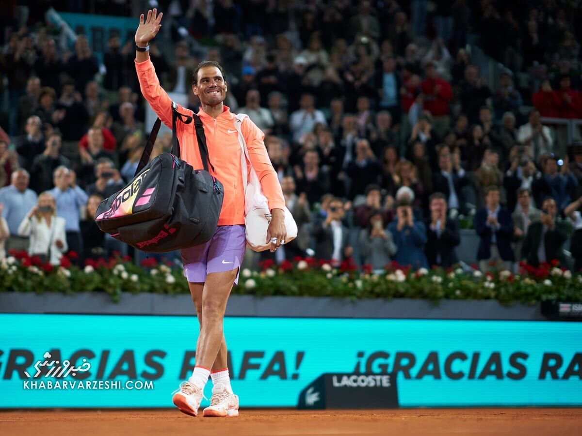 خداحافظی احساسی رافا نادال با هواداران مادریدی؛ هدیه شما از هر گرنداسلمی مهمتر بود/ مدتی است که زندگی و بدنم به من سیگنال میفرستند... خداحافظی احساسی رافا نادال با هواداران مادریدی؛ هدیه شما از هر گرنداسلمی مهمتر بود/ مدتی است که زندگی و بدنم به من سیگنال میفرستند...