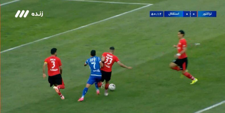عگس| فریم به فریم با صحنه مشکوک به پنالتی برای استقلال