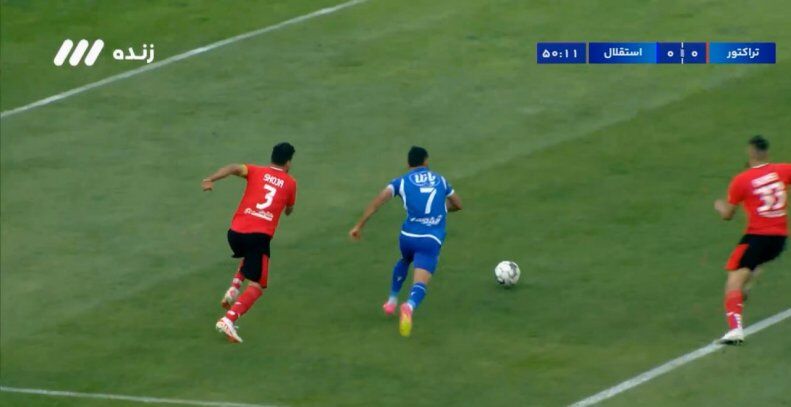 عگس| فریم به فریم با صحنه مشکوک به پنالتی برای استقلال