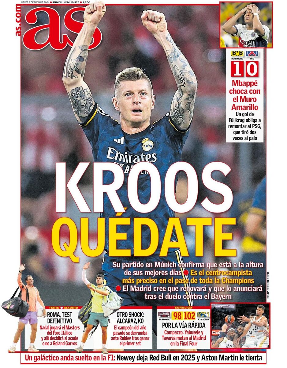 روزنامه آ اس| بمان کروس روزنامه آ اس| بمان کروس