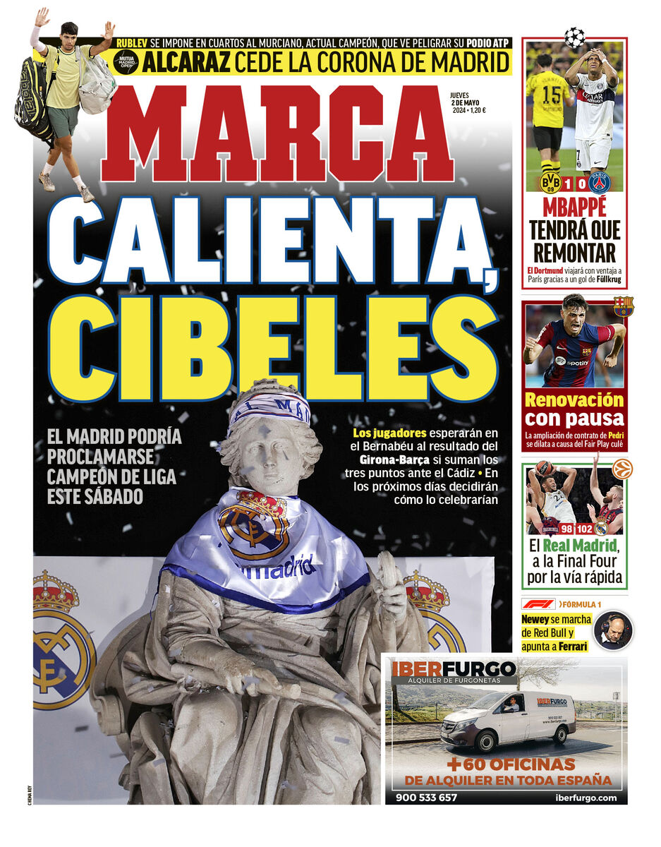 روزنامه مارکا| گرمکن، سیبلس روزنامه مارکا| گرمکن، سیبلس