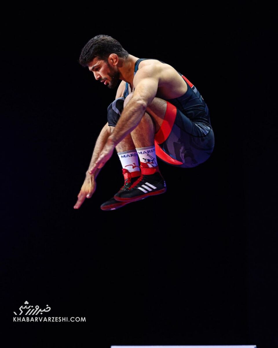 عکس| حرکت معروف و جذاب حسن یزدانی سوژه اتحادیه جهانی کشتی شد